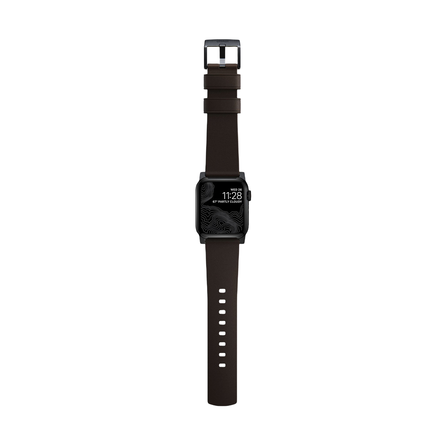 Nomad Active Band Pro - 45/49mm - Brown - Black Hardware