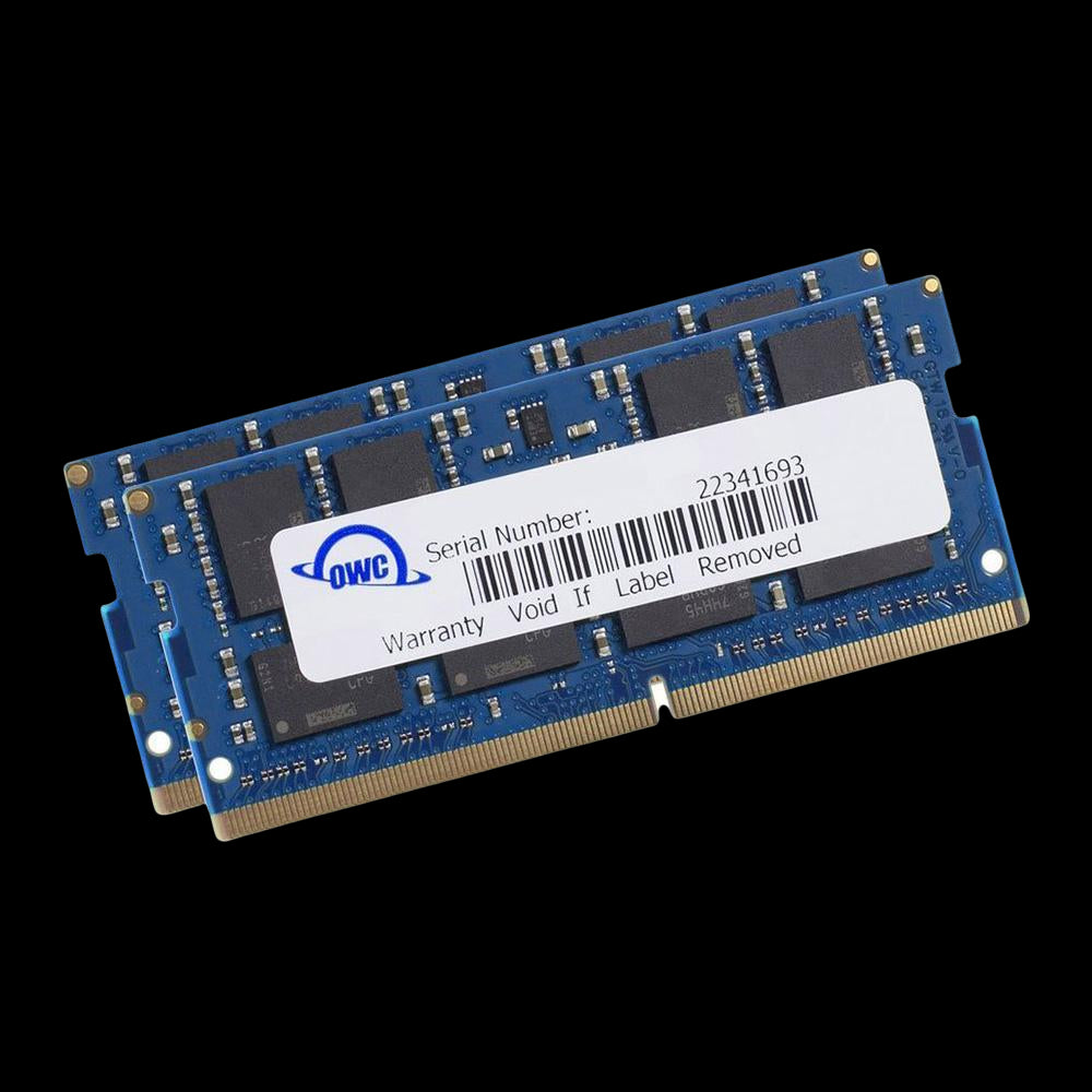 OWC 64GB Matched Memory Upgrade Kit (2 x 32GB) 2400MHz PC4-19200 DDR4 SO-DIMM with Tools and Adhesive Strips