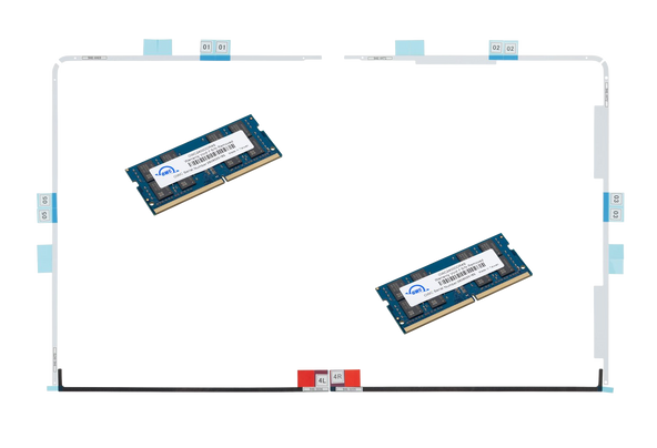 OWC 64GB Matched Memory Upgrade Kit (2 x 32GB) 2400MHz PC4-19200 DDR4 SO-DIMM with Adhesive Strips