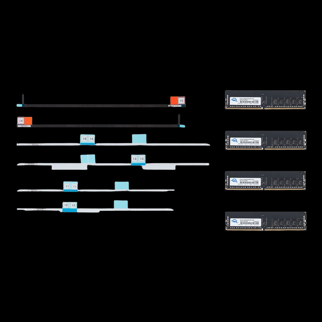 256GB OWC Matched Memory Upgrade Kit (4 x 64GB) 2666MHZ PC4-21300 DDR4 LRDIMM with Adhesive Strips (for iMac Pro)