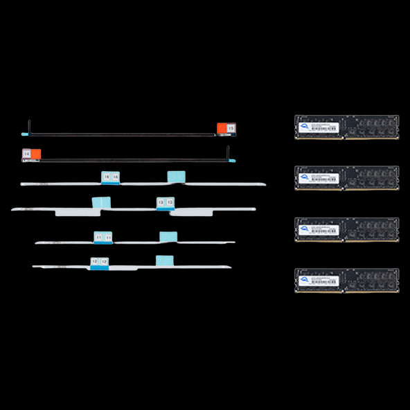 512GB OWC Matched Memory Upgrade Kit (4 x 128GB) 2666MHZ PC4-21300 DDR4 LRDIMM with Adhesive Strips (for iMac Pro)