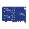 OWC 0TB Accelsior 4M2 PCIe M.2 NVMe SSD Adapter Card - Add Up To 4 x M.2 SSD