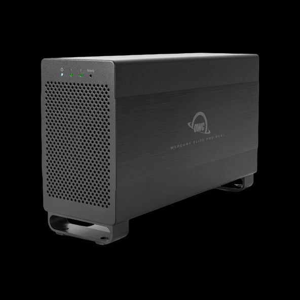 OWC 12TB HDD Mercury Elite Pro Dual Performance RAID Storage Solution (with Thunderbolt 2 and USB 3.2 ports)