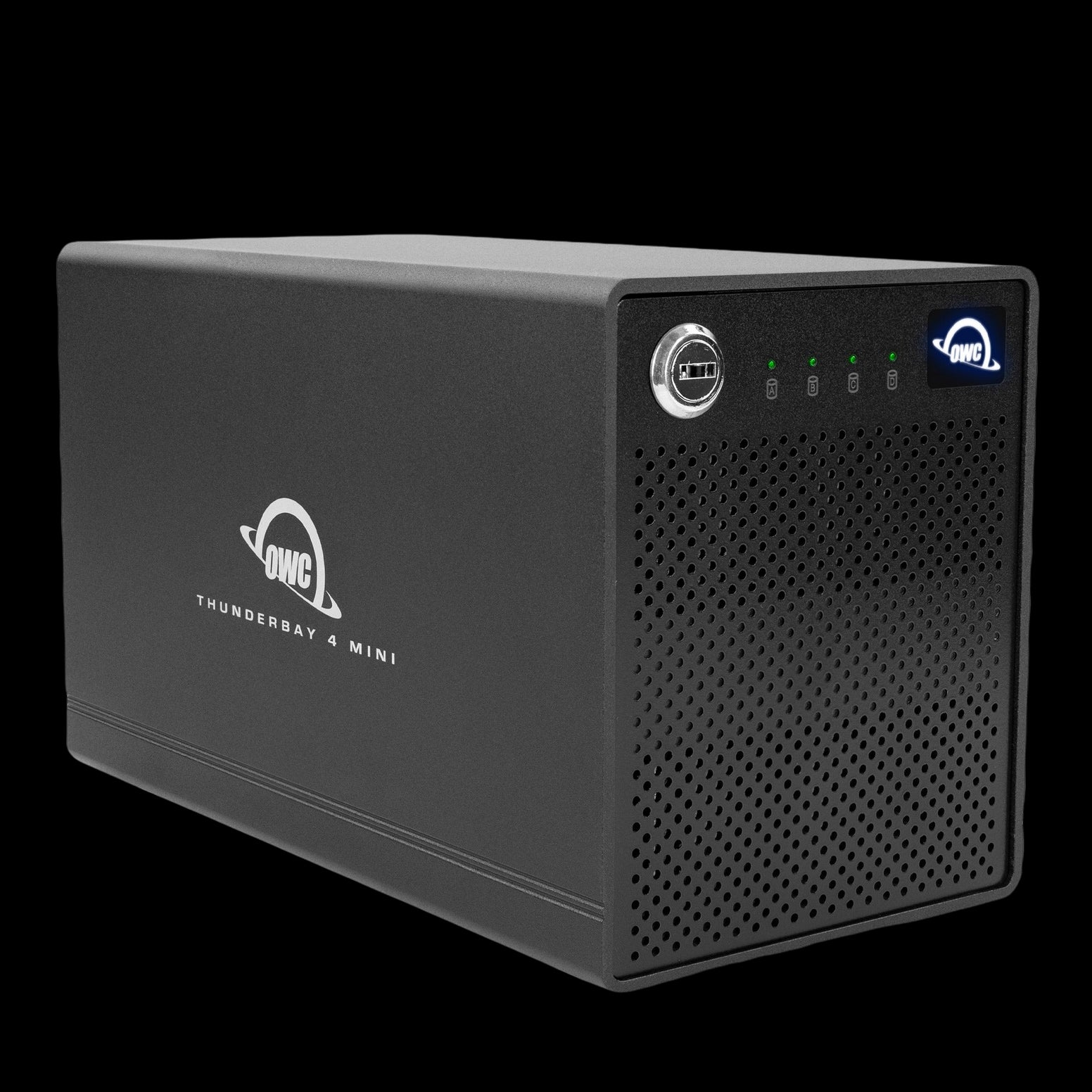 OWC 8TB HDD ThunderBay 4 mini HDD (Thunderbolt 3 Model) with Dual Thunderbolt 3 Ports and SoftRAID XT