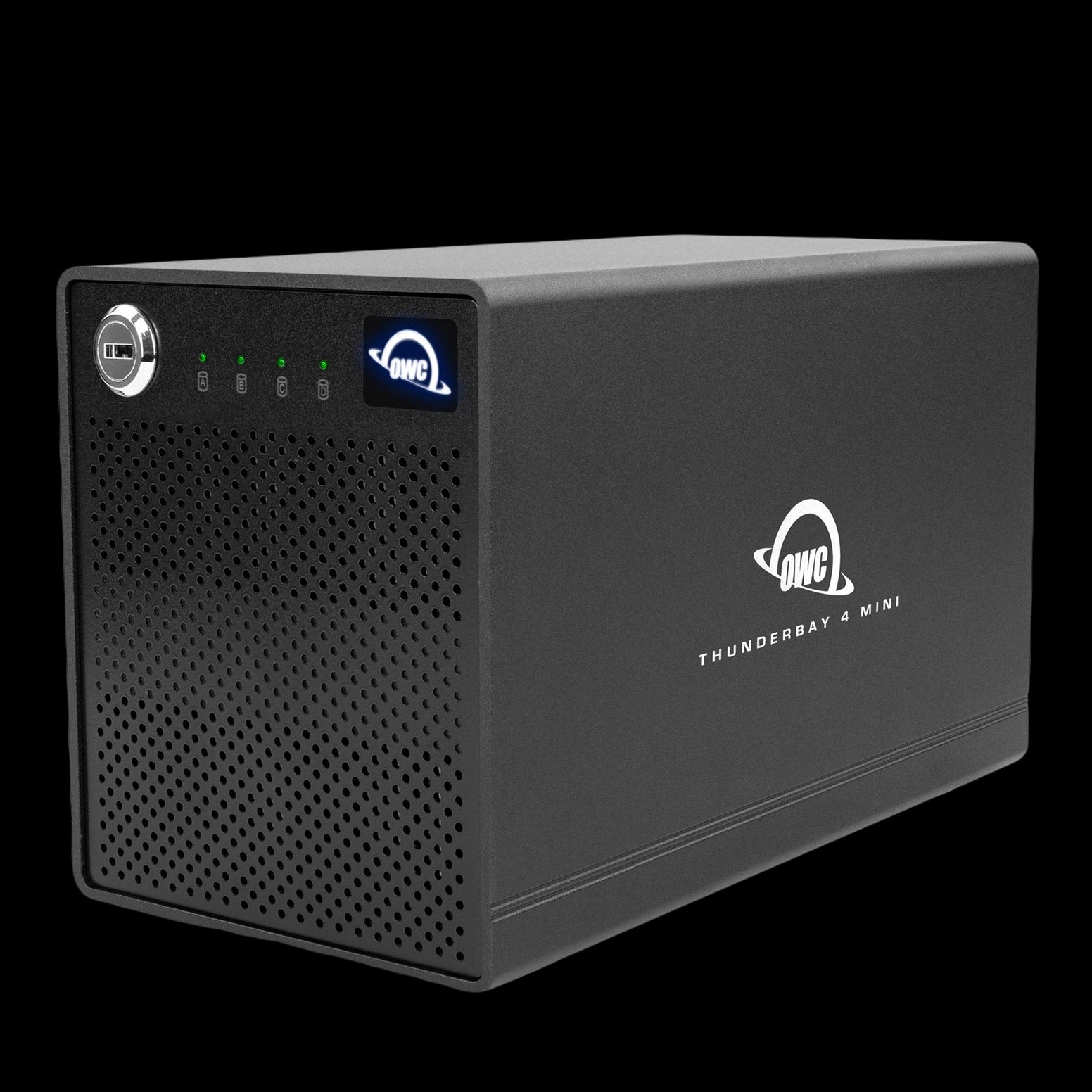 OWC 8TB HDD ThunderBay 4 mini HDD (Thunderbolt 3 Model) with Dual Thunderbolt 3 Ports and SoftRAID XT