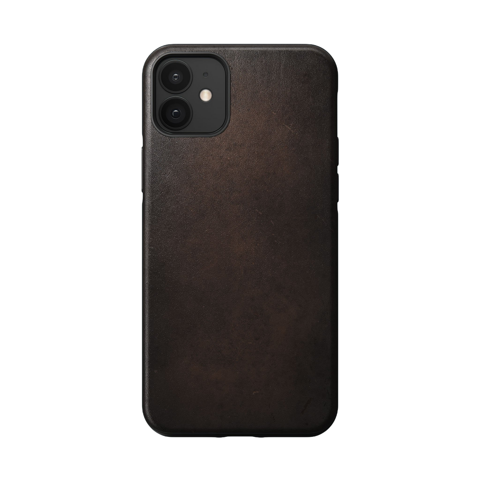 Nomad Rugged Case with Horween Leather for iPhone 12 (6.1") - Rustic Brown - Discontinued