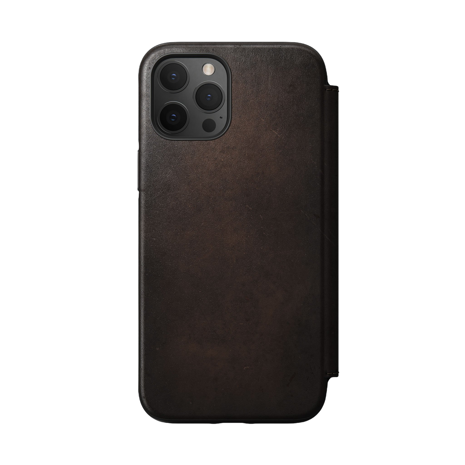 Nomad Rugged Folio with Horween Leather for iPhone 12 Pro Max (6.7") - Rustic Brown - Discontinued