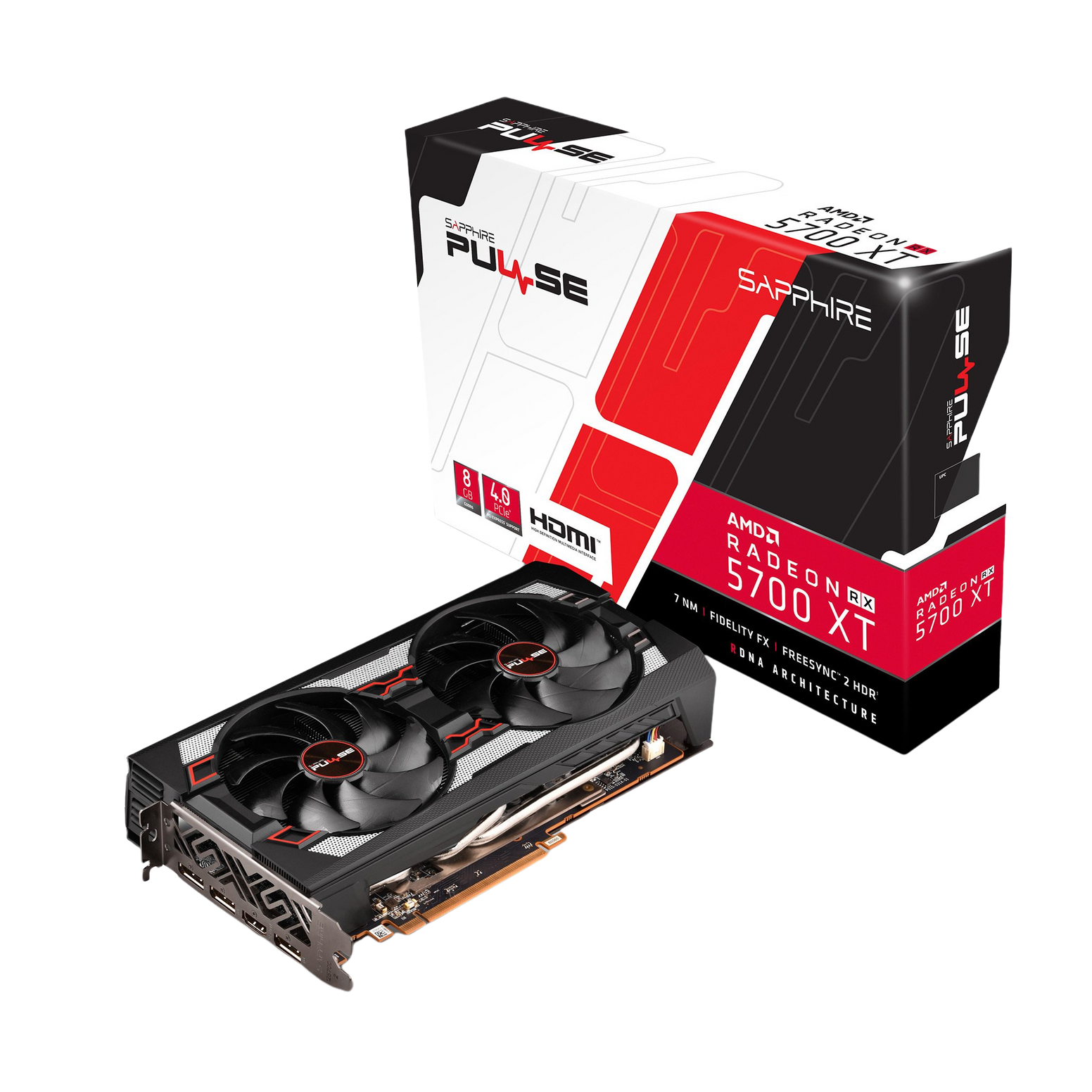 Sapphire PULSE Radeon RX 5700 XT 8GB GDDR6 PCIe 4.0 Graphics Card - Not available due to GPU shortage - Discontinued