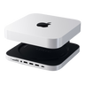 Satechi USB-C Aluminium Stand & Hub With SSD Enclosure for Mac Mini - Silver