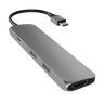 Satechi Aluminium Type-C Slim Multi-Port Adapter 4K - Space Grey