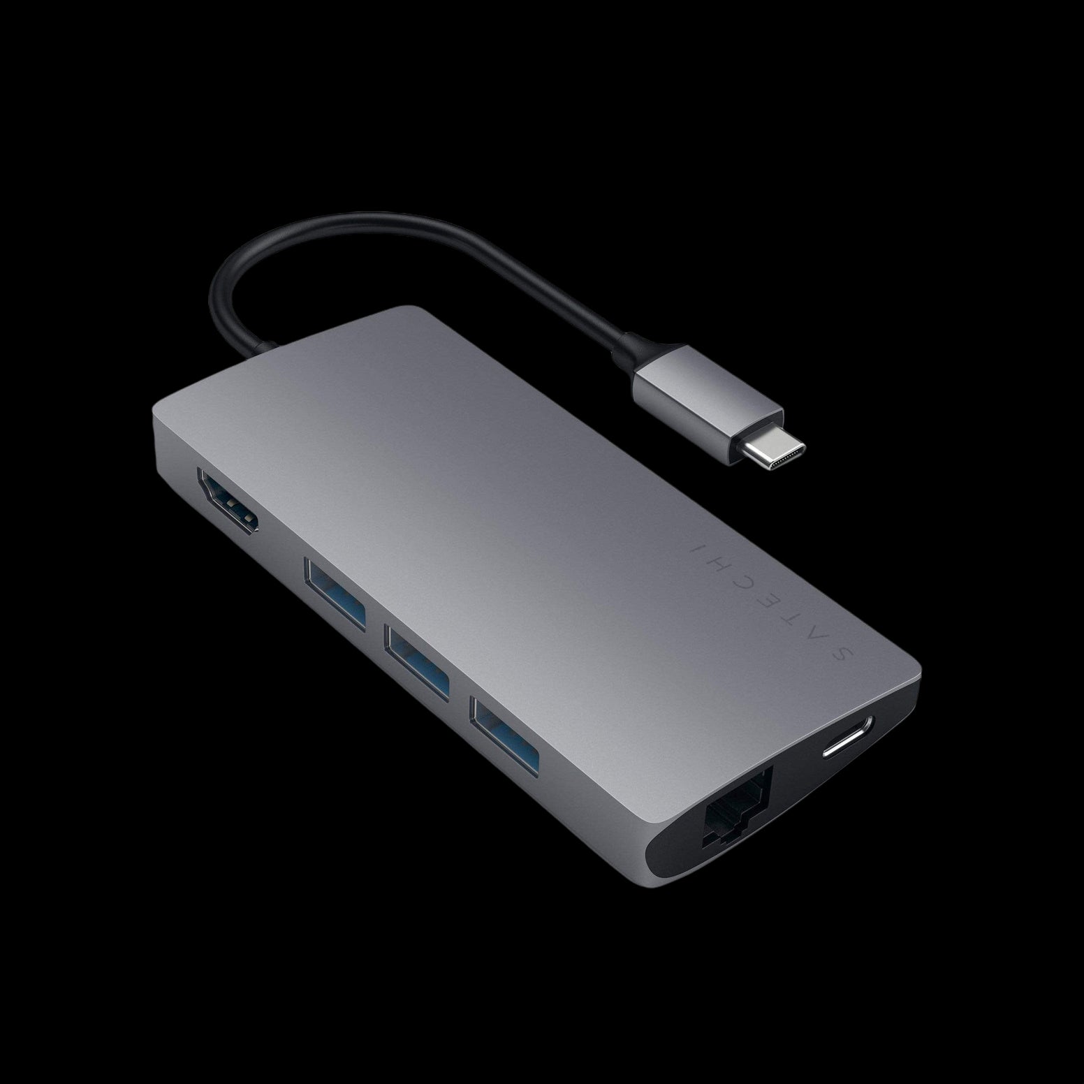 Satechi Aluminium 4 Port USB-C Hub (Space Grey)