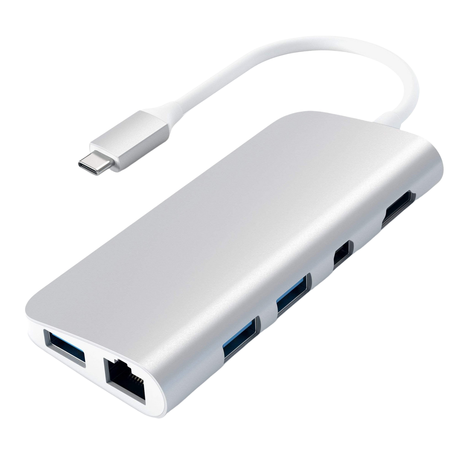 Satechi Aluminium Type-C Multimedia USB-C Dock Adapter - Silver