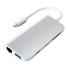 Satechi Aluminium Type-C Multimedia USB-C Dock Adapter - Silver