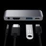 Satechi Aluminium Type-C Mobile Pro Hub USB-C Dock Adapter for iPad Pro 2018 - Space Grey