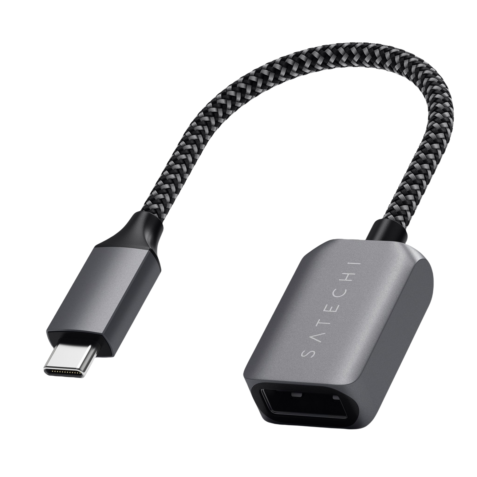 SATECHI Adaptador USB 3.0 USB-A Macho a USB-C - Plata - USB - LDLC