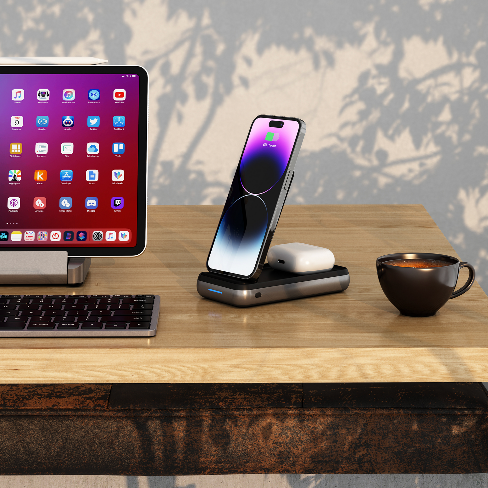 Satechi Duo Wireless Charger Power Stand - Discontinued