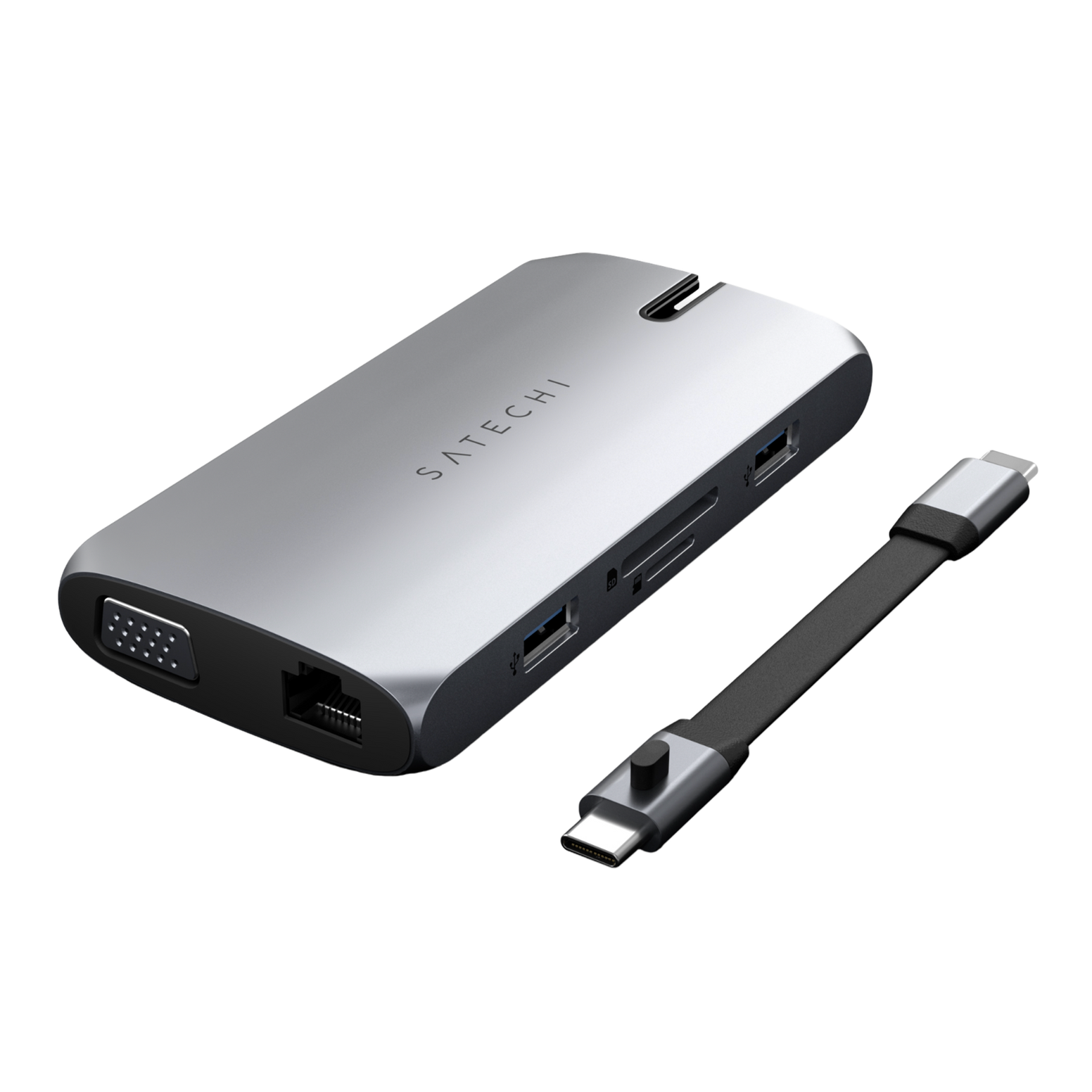 Satechi USB-C On-the-Go Multiport Adapter - Space Grey