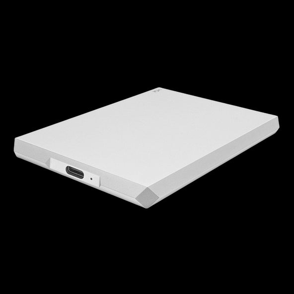 LaCie 1TB HDD External Mobile Drive - Moon Silver - Discontinued - Discontinued