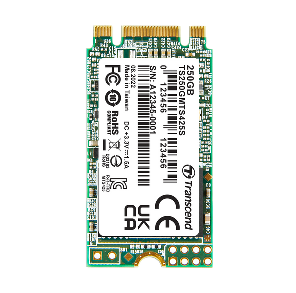 Transcend 250GB SATA III M.2 SSD 425S - Discontinued