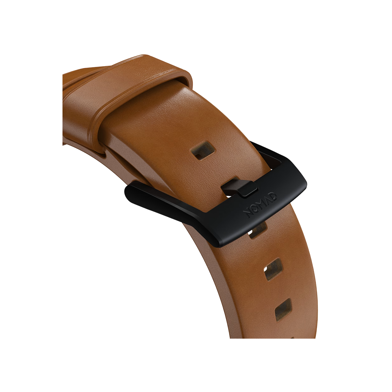 Nomad Modern Band - 45/49mm - English Tan - Black Hardware - Discontinued