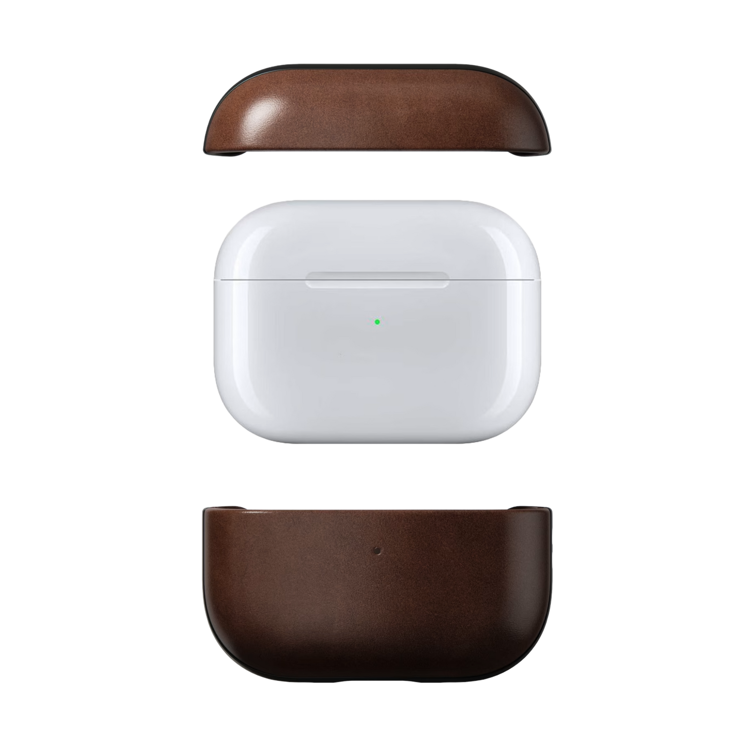 Modern Leather Case - Airpods Pro (2nd gen), Rustic Brown