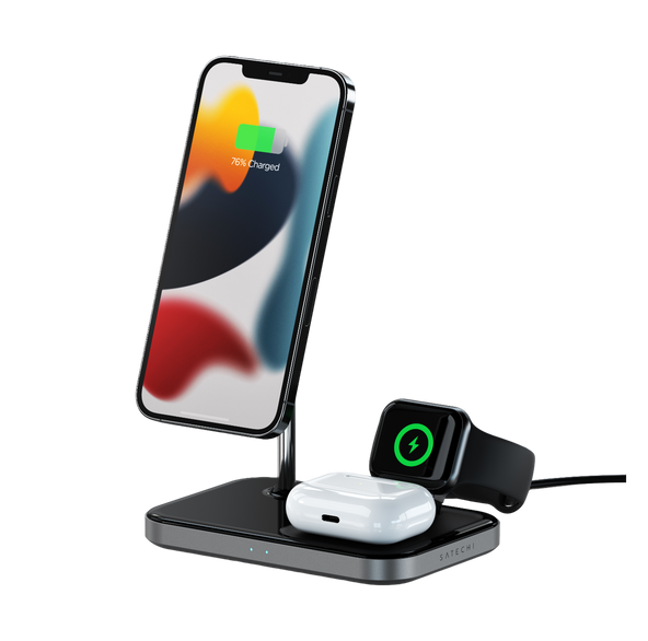 Satechi 3-in-1 Magnetic Wireless Charging Stand - Discontinued