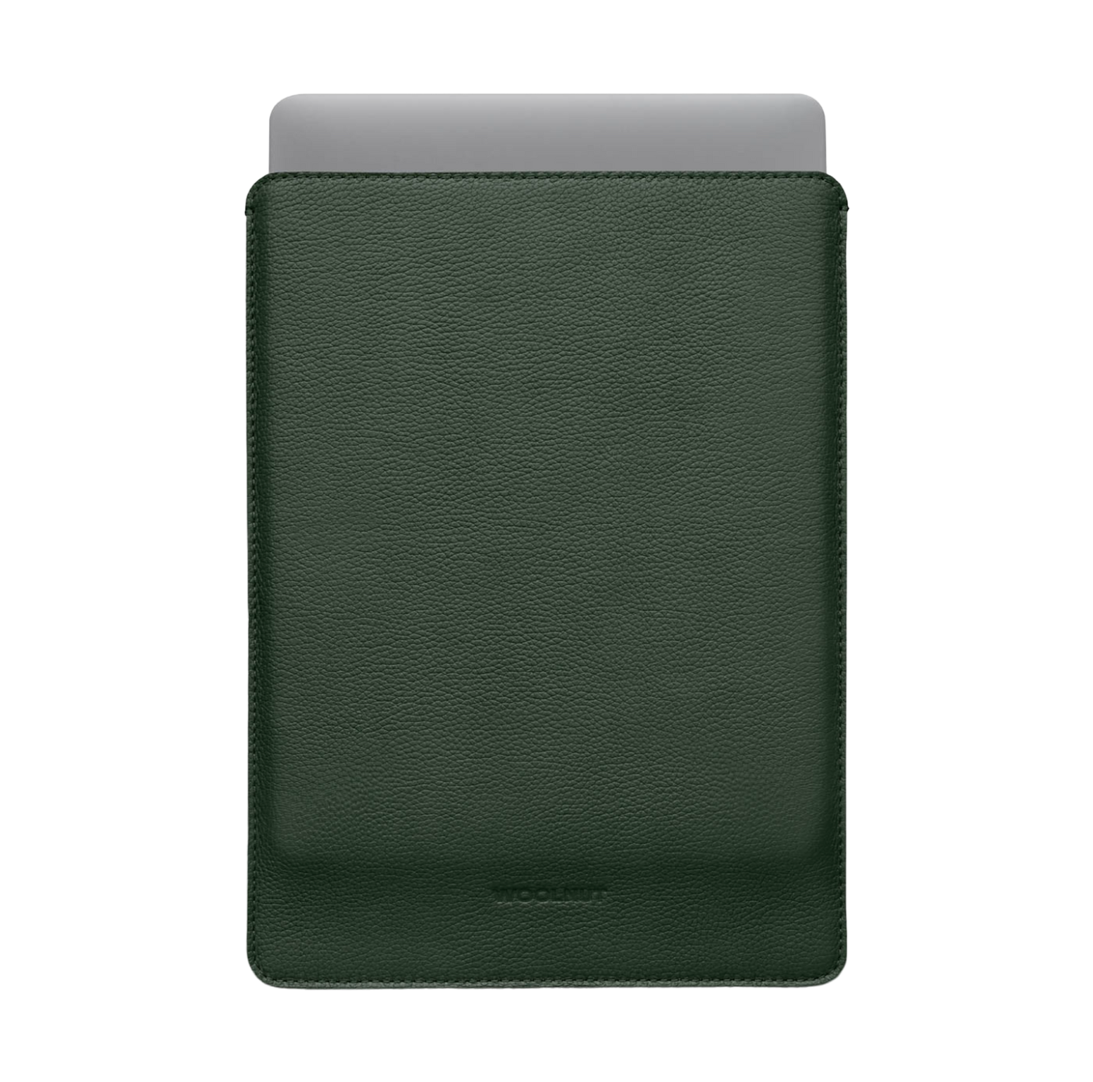 WOOLNUT Leather Sleeve for 14-inch MacBook Pro - Green