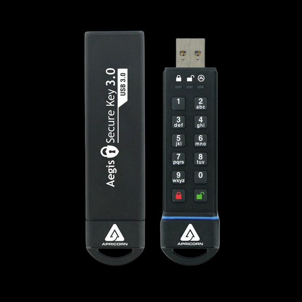 Apricorn 30GB Aegis Secure Key USB 3.0 - Discontinued