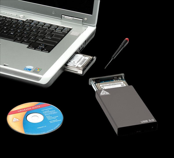 EZ Upgrade 3.0 - SATA Notebook Hard Drive Upgrade Kit with 2.5" Enclosure - USB 3.0 - Discontinued