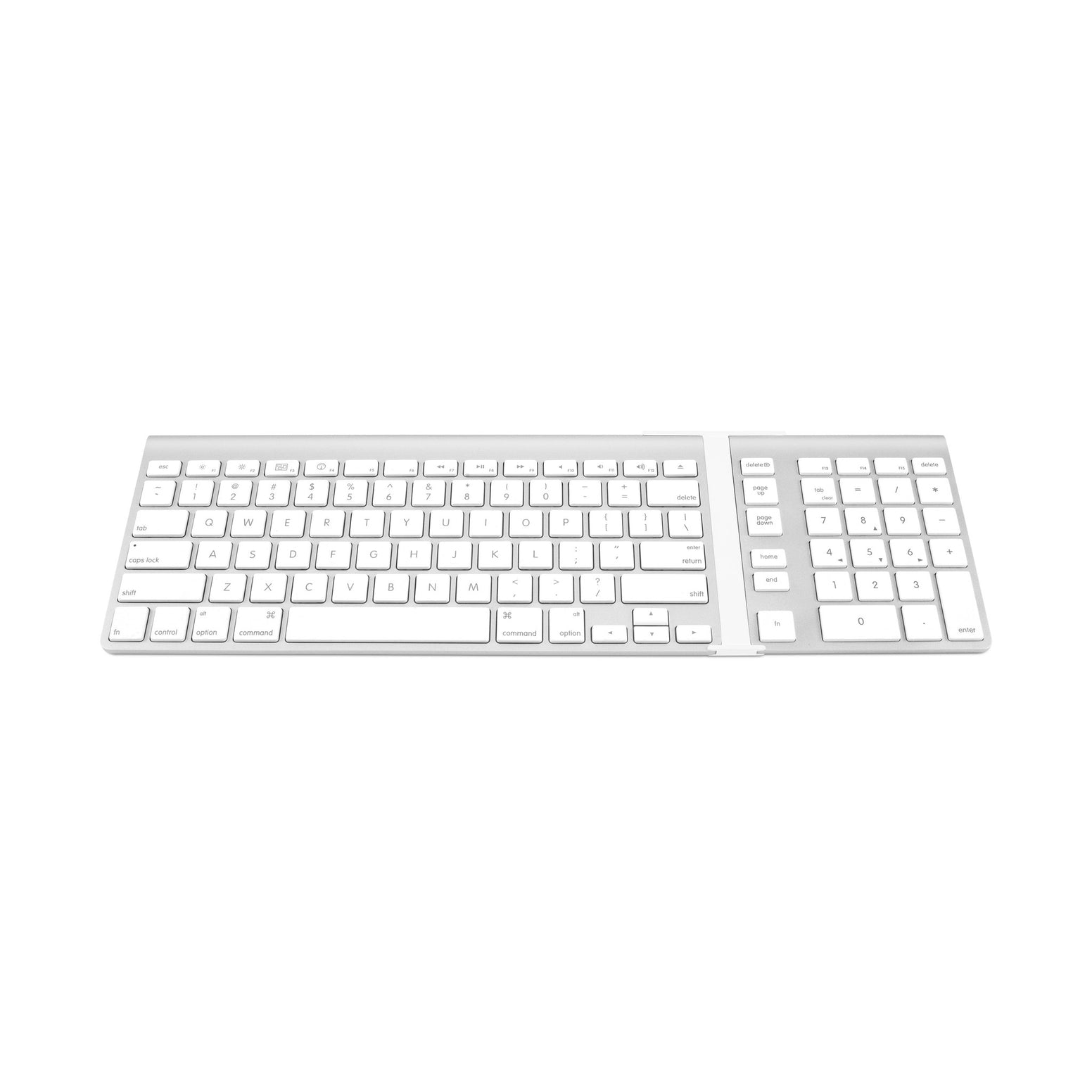 NewerTech Wireless Aluminium Numeric KeyPad - White Keys - Discontinued