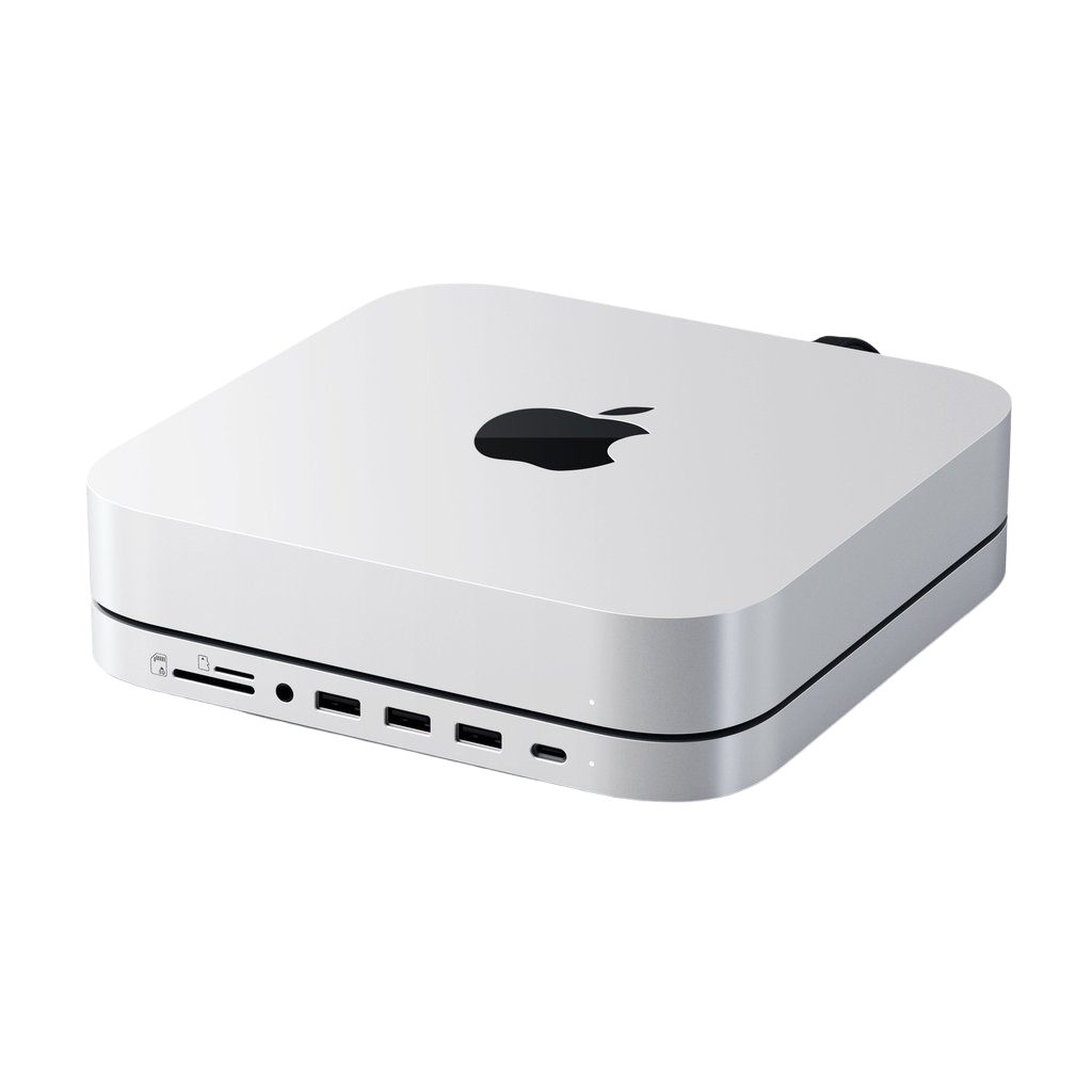 Satechi USB-C Aluminium Stand & Hub for Mac Mini - Silver