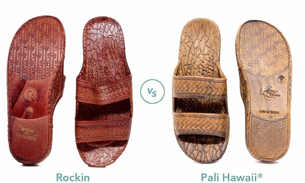 Pali Hawaii vs Knock-off Rockin Sandals