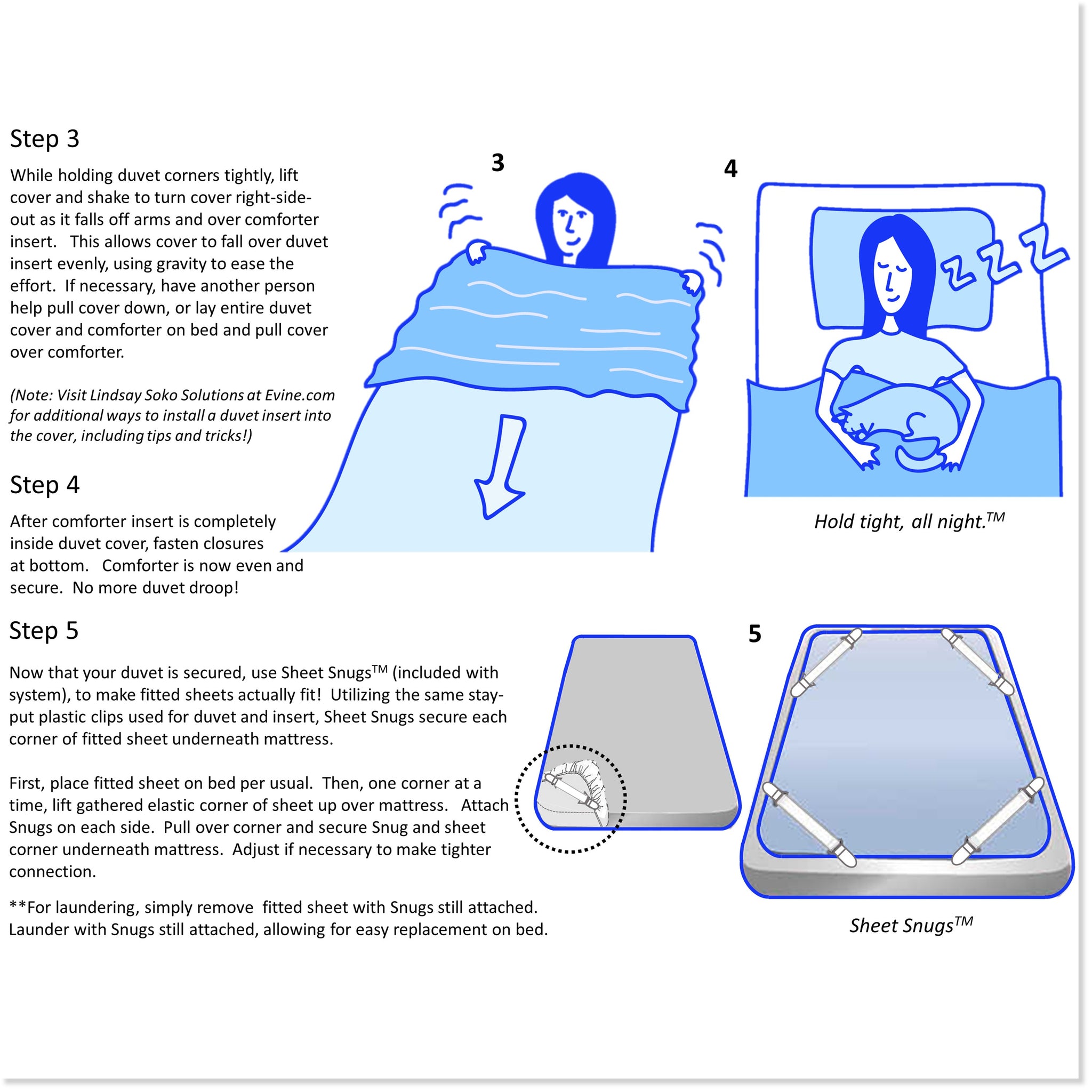 Duvet Stays And Sheet Snugs The Complete Sleep Tight Bedding