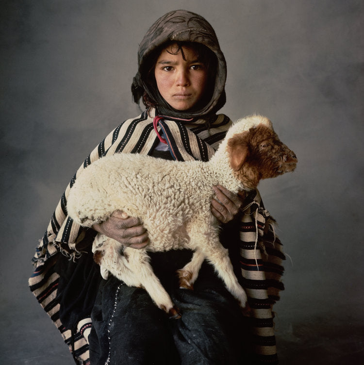 Irving Penn in Morocco, Berber Shepherd Child, 1971