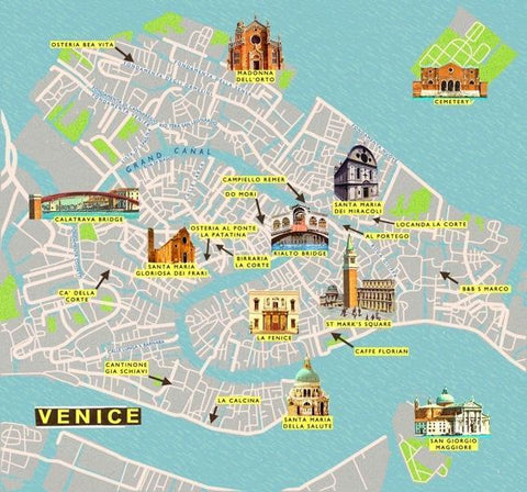 Tourist Places of Venice