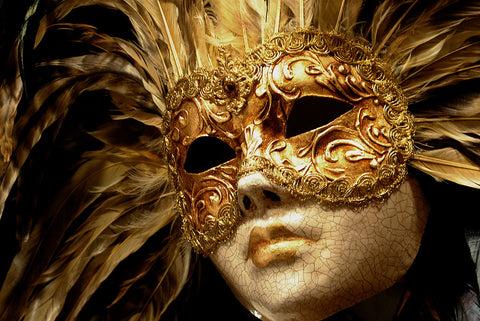 Gold Venetian Masks