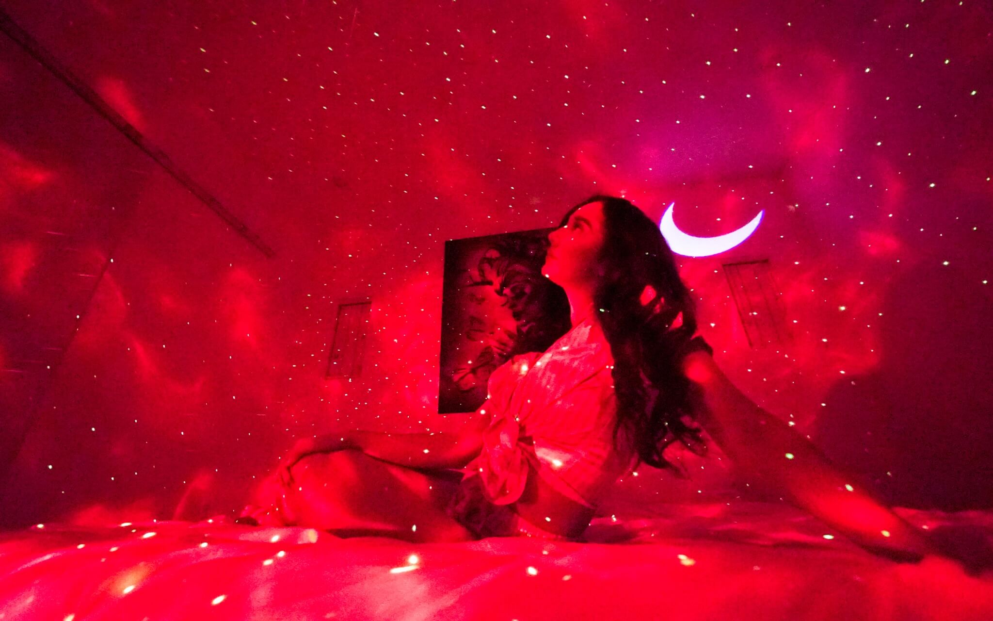 Red Galaxy Bedroom