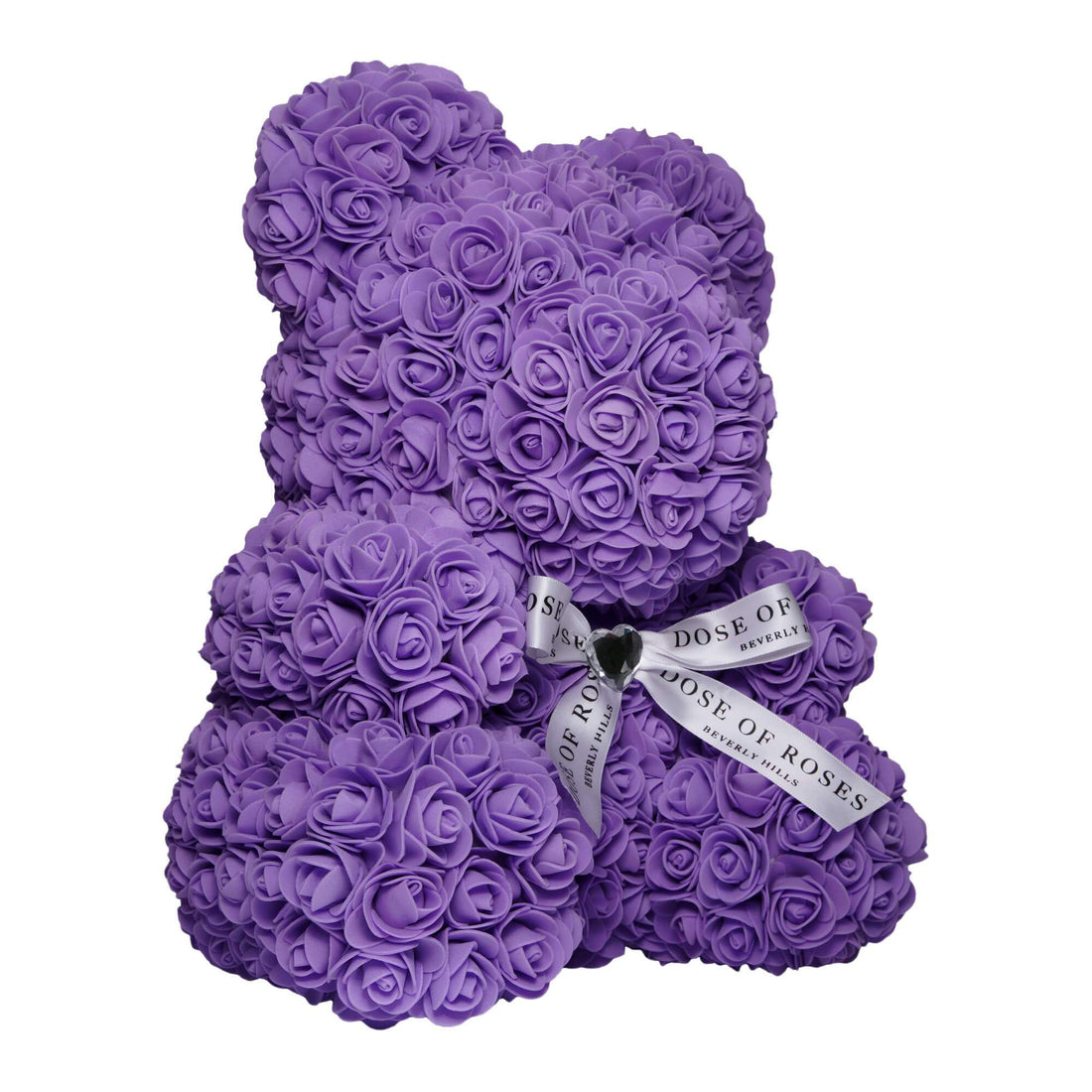 purple rose bear