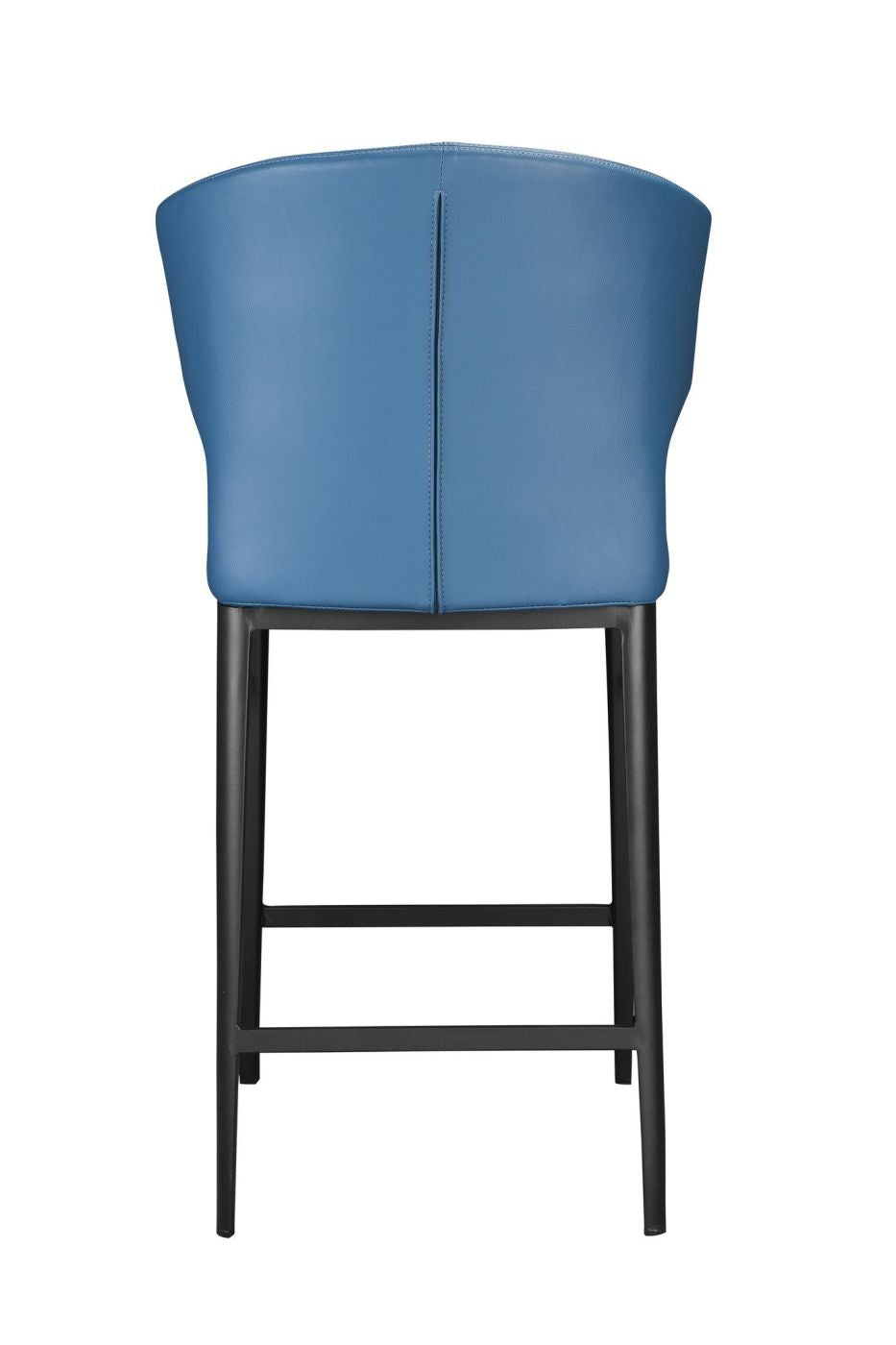 best price on moe's home collection ej102228 delaney counter stool steel  blue pvc steel only 33400 at contemporary furniture warehouse