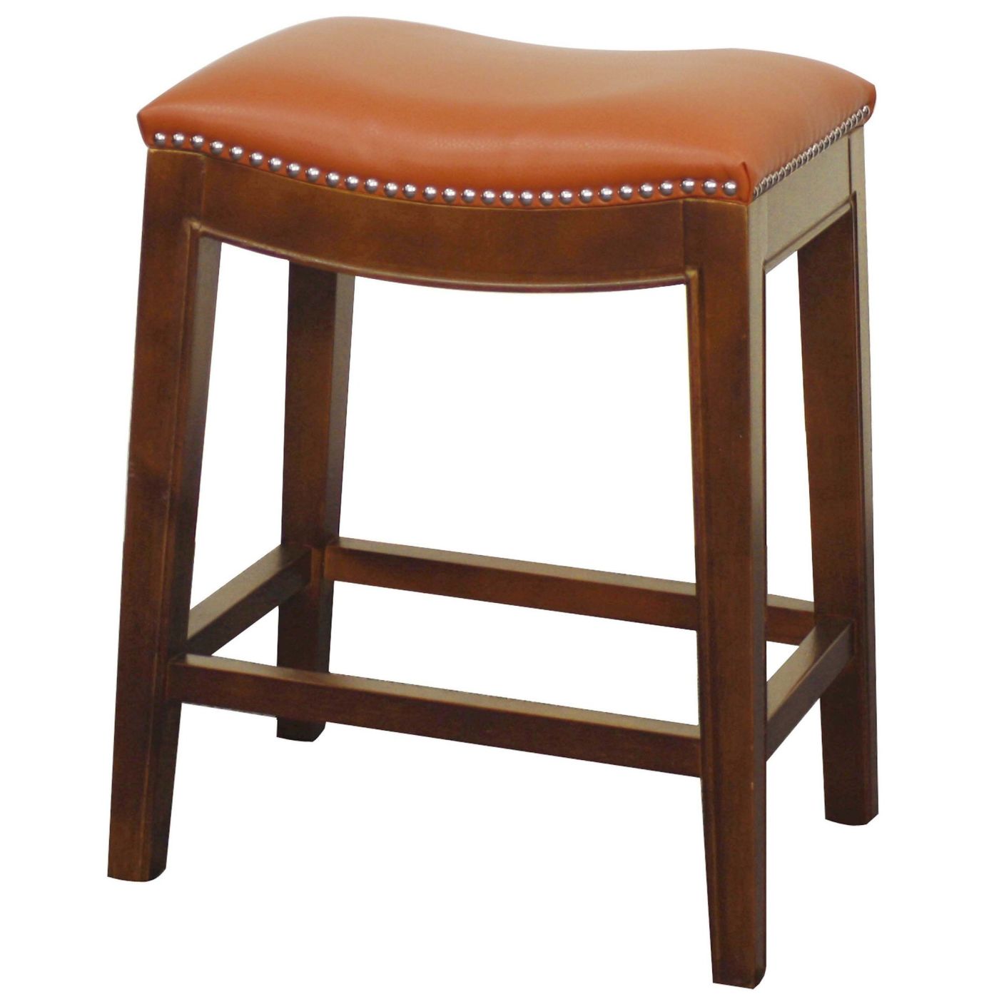 Buy New Pacific Direct 358625b 8141 Elmo Bonded Leather Counter Stool Pumpkin At Contemporary Furniture Warehouse