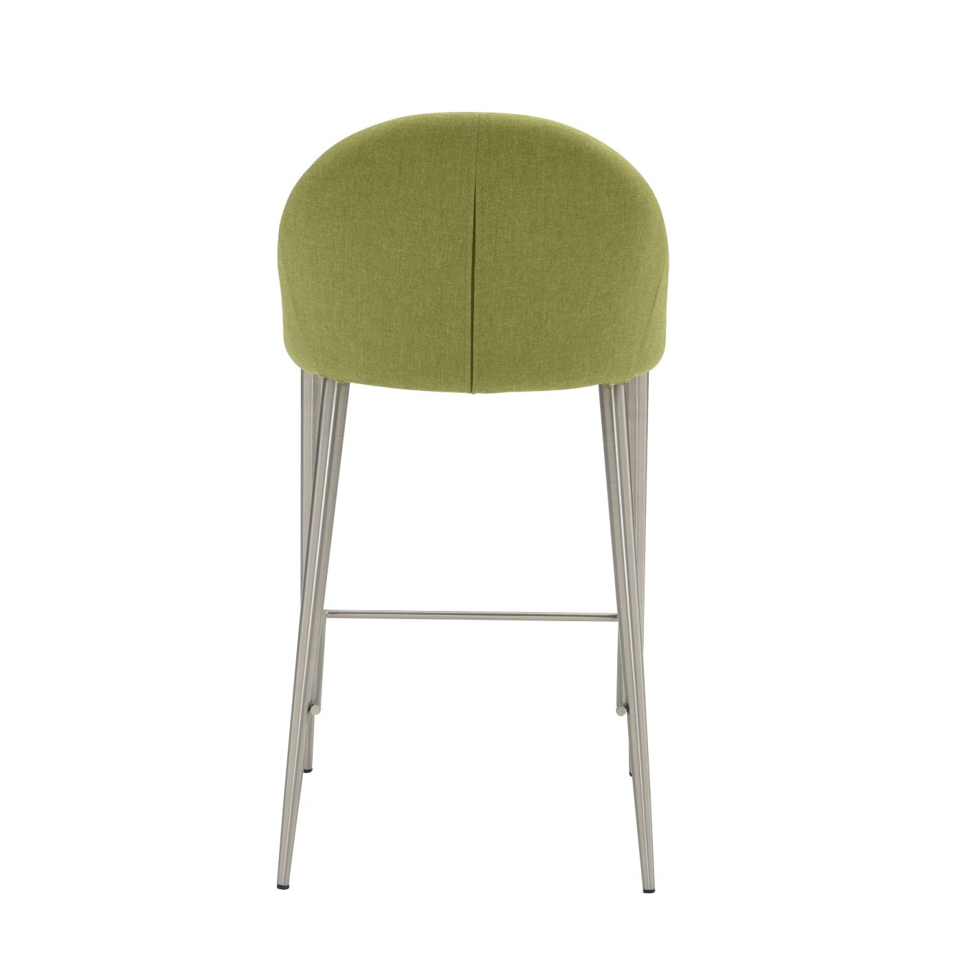 Green Yelow Chair Bar zane fabric counter stool brushed stainless legs limerick green yellow set of 2