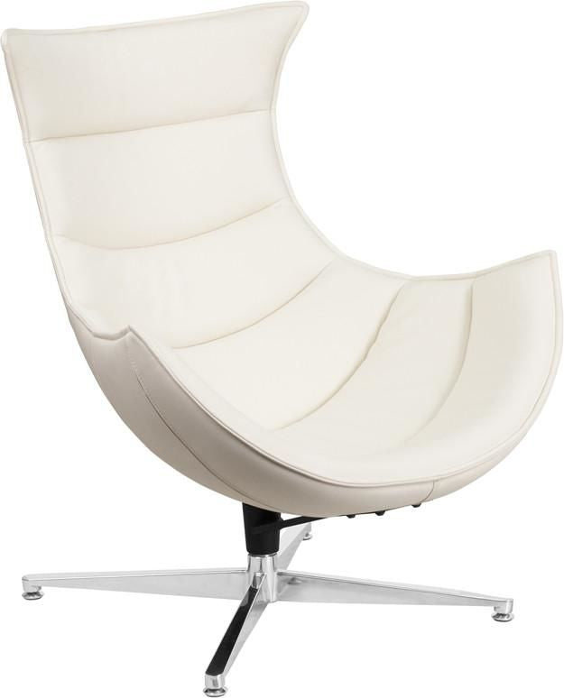 Buy Flash Furniture Zb 32 Gg Cocoon Leather Swivel Lounge Chair At