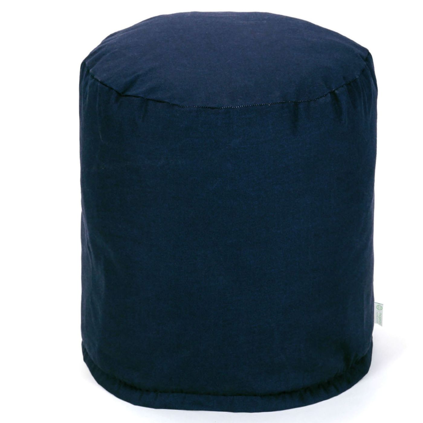 Buy Majestic Home 85907220458 Navy Blue Solid Small Pouf ...