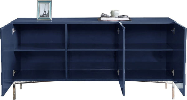 Buy Meridian 309 Collette Buffet Chrome Navy Blue Lacquer At