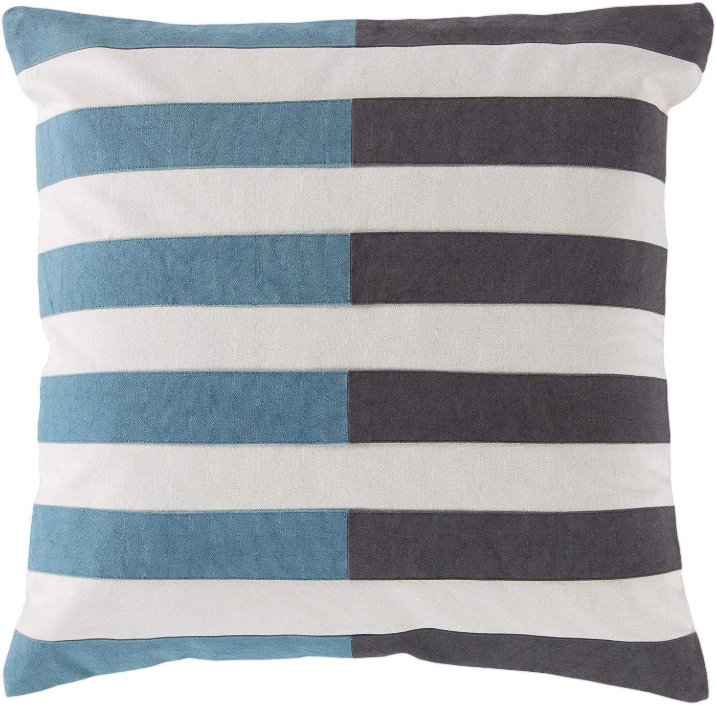 black and blue pillows