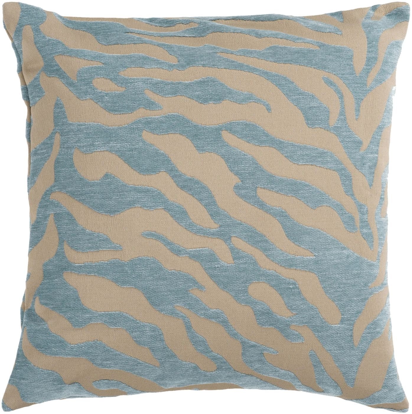 Surya Blowout Sale Up To 70 Off Js030 1818d Velvet Zebra Throw Pillow Brown Blue Only Only 39 60 At Contemporary Furniture Warehouse