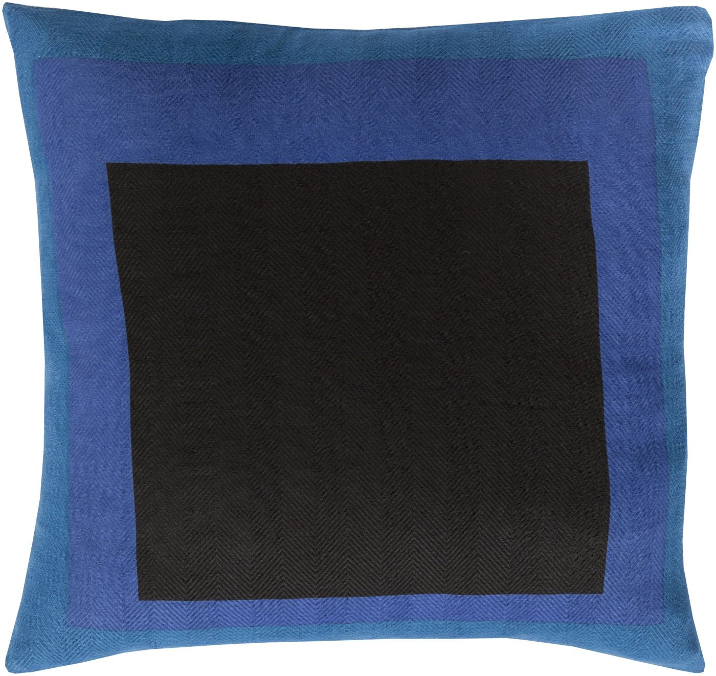 black and blue pillows