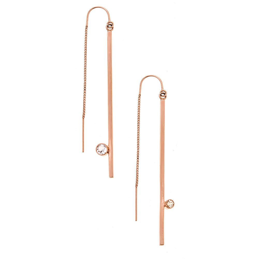 Skysill Earrings in Rose Gold