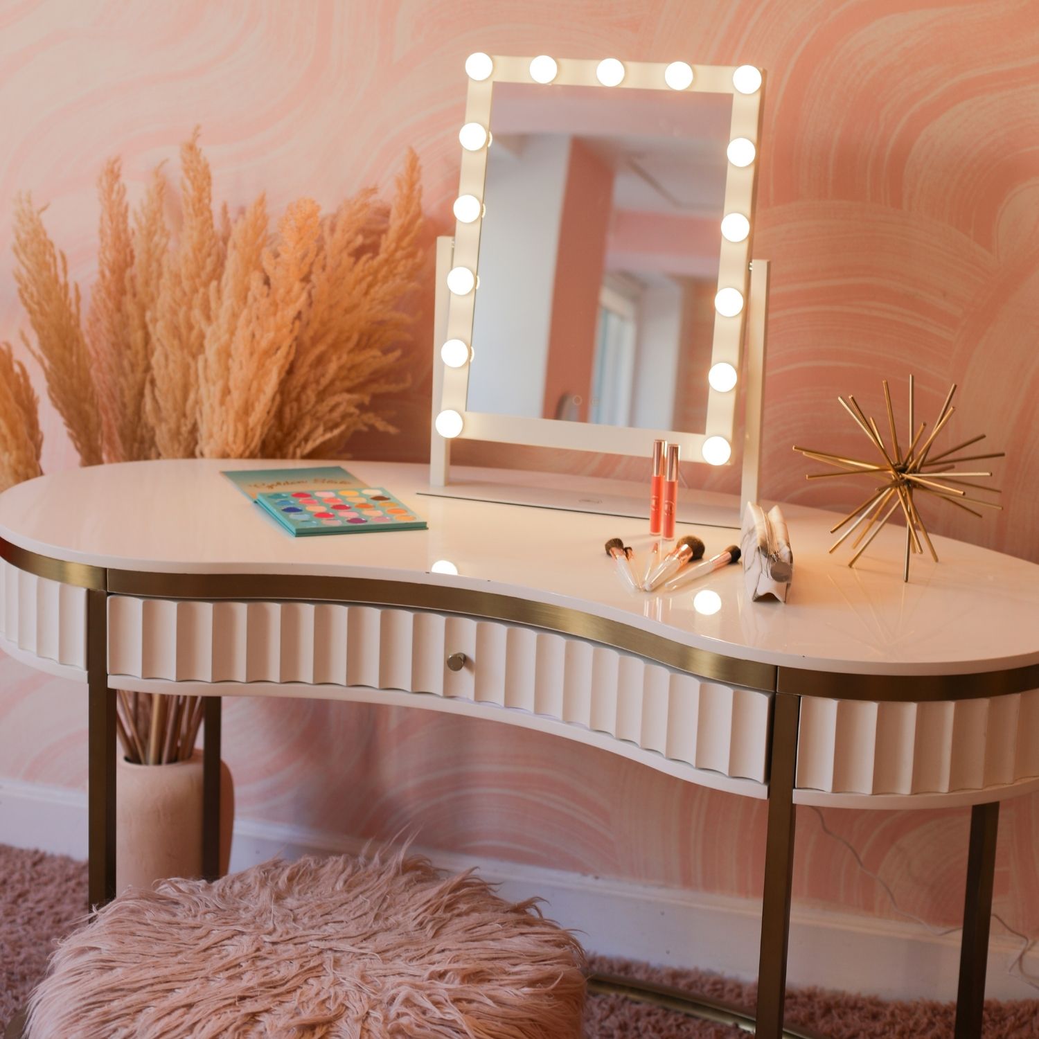 lurella 15 bulb vanity mirror