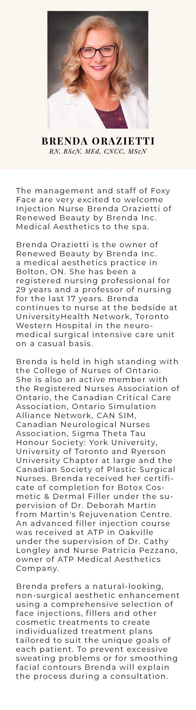 Portrait of Nurse Brenda